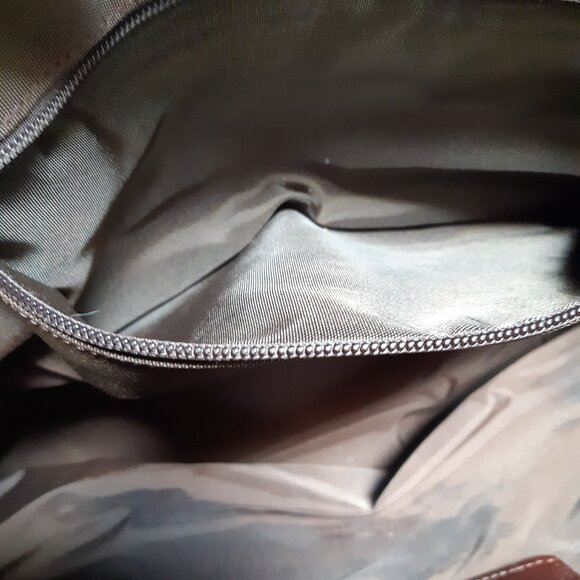 Brighton textile & Leather large satchel bag - Picture 7 of 13